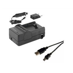 Synergy Digital Accessory Kit, Works with Canon Powershot SD100 Digital Camera includes: SDM-119 Charger, USB5PIN USB Cable
