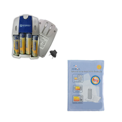 Synergy Digital Accessory Kit, Works with Olympus C-211Z Digital Camera includes: SB251 Charger, ZELCKSG Care & Cleaning