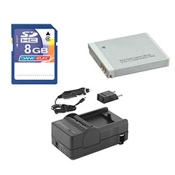 Synergy Digital Accessory Kit, Works with Canon Powershot D10 Digital Camera includes: SDNB6L Battery, SDM-185 Charger, KSD48GB Memory Card