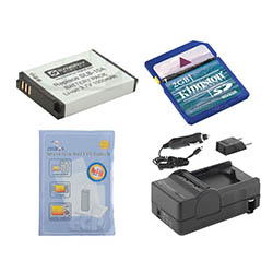 Synergy Digital Accessory Kit, Works with Samsung P1000 Digital Camera includes: SDSLB10A Battery, SDM-1501 Charger, KSD2GB Memory Card, ZELCKSG Care & Cleaning