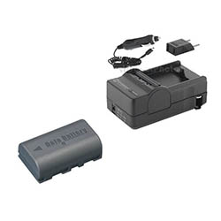Synergy Digital Accessory Kit, Works with JVC Everio GZ-HD10 Camcorder includes: SDM-180 Charger, SDBNVF808 Battery