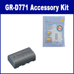 Synergy Digital Accessory Kit, Works with JVC GR-D771 Camcorder includes: ZELCKSG Care & Cleaning, SDBNVF808 Battery