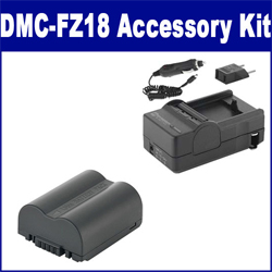 Synergy Digital Accessory Kit, Works with Panasonic Lumix DMC-FZ18 Digital Camera includes: SDCGAS006 Battery, SDM-162 Charger