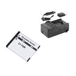 Synergy Digital Accessory Kit, Works with Olympus VG-110 Digital Camera includes: SDLi70B Battery, SDM-1522 Charger