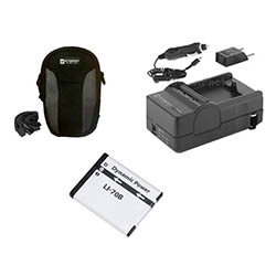 Synergy Digital Accessory Kit, Works with Olympus VG-110 Digital Camera includes: SDLi70B Battery, SDM-1522 Charger, SDC-21 Case