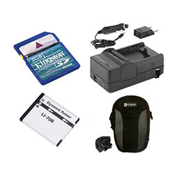Synergy Digital Accessory Kit, Works with Olympus VG-110 Digital Camera includes: SDLi70B Battery, SDM-1522 Charger, KSD2GB Memory Card, SDC-21 Case