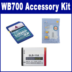 Synergy Digital Accessory Kit, Works with Samsung WB700 Digital Camera includes: ACD308 Battery, KSD2GB Memory Card, ZELCKSG Care & Cleaning