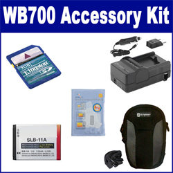 Synergy Digital Accessory Kit, Works with Samsung WB700 Digital Camera includes: ACD308 Battery, SDM-1501 Charger, KSD2GB Memory Card, SDC-22 Case, ZELCKSG Care & Cleaning