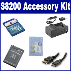 Synergy Digital Accessory Kit, Works with Nikon COOLPIX S8200 Digital Camera includes: SDENEL12 Battery, SDM-197 Charger, KSD2GB Memory Card, HDMI3FM AV & HDMI Cable, ZELCKSG Care & Cleaning