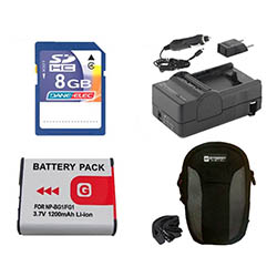 Synergy Digital Accessory Kit, Works with Sony Cyber-shot DSC-HX10V Digital Camera includes: SDNPBG1 Battery, SDM-175 Charger, SDC-22 Case, KSD48GB Memory Card