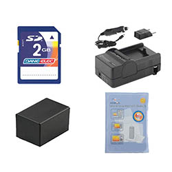 Synergy Digital Accessory Kit, Works with Canon VIXIA HF R300 Camcorder includes: ZELCKSG Care & Cleaning, KSD2GB Memory Card, SDM-1556 Charger, ACD786 Battery