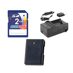 Synergy Digital Accessory Kit, Works with Nikon D3200 Digital Camera includes: SDM-1531 Charger, KSD2GB Memory Card, SDENEL14NEW Battery