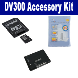 Synergy Digital Accessory Kit, Works with Samsung DV300 Digital Camera includes: SDBP88A Battery, ZELCKSG Care & Cleaning, N66520 Memory Card