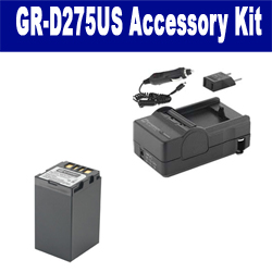 Synergy Digital Accessory Kit, Works with JVC GR-D275US Camcorder includes: SDBNVF733 Battery, SDM-115 Charger