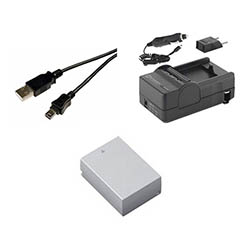 Synergy Digital Accessory Kit, Works with Nikon 1 J3 Digital Camera includes: SDENEL20 Battery, SDM-1549 Charger, USB5PIN USB Cable