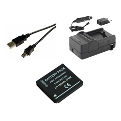 Synergy Digital Accessory Kit, Works with Panasonic Lumix DMC-FT5 Digital Camera includes: SDDMWBCF10 Battery, SDM-1508 Charger, USB5PIN USB Cable