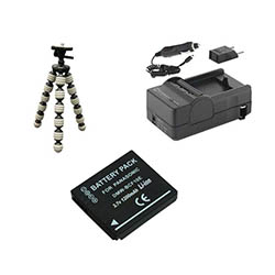 Synergy Digital Accessory Kit, Works with Panasonic Lumix DMC-FT5 Digital Camera includes: SDDMWBCF10 Battery, SDM-1508 Charger, GP-22 Tripod