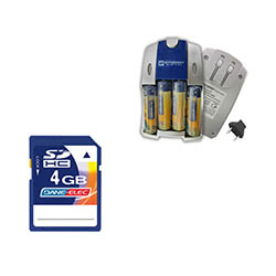 Synergy Digital Accessory Kit, Works with Nikon Coolpix L820 Digital Camera includes: SB257 Charger, KSD4GB Memory Card
