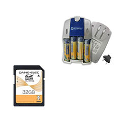 Synergy Digital Accessory Kit, Works with Nikon Coolpix L820 Digital Camera includes: SB257 Charger, SD32GB Memory Card