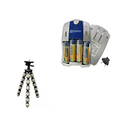 Synergy Digital Accessory Kit, Works with Nikon Coolpix L820 Digital Camera includes: SB257 Charger, GP-22 Tripod