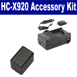 Synergy Digital Accessory Kit, Works with Panasonic HC-X920 Camcorder includes: SDVWVBN260 Battery, SDM-1551 Charger