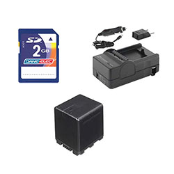 Synergy Digital Accessory Kit, Works with Panasonic HC-X920 Camcorder includes: SDVWVBN390 Battery, SDM-1551 Charger, KSD2GB Memory Card