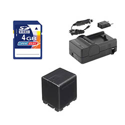 Synergy Digital Accessory Kit, Works with Panasonic HC-X920 Camcorder includes: SDVWVBN390 Battery, SDM-1551 Charger, KSD4GB Memory Card