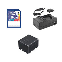 Synergy Digital Accessory Kit, Works with Panasonic HC-X920 Camcorder includes: SDVWVBN130 Battery, SDM-1551 Charger, KSD48GB Memory Card