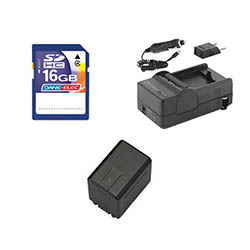 Synergy Digital Accessory Kit, Works with Panasonic HC-X920 Camcorder includes: SDVWVBN260 Battery, SDM-1551 Charger, SD4/16GB Memory Card