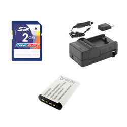 Synergy Digital Accessory Kit, Works with Sony Cyber-shot DSC-HX300 Digital Camera includes: SDNPBX1 Battery, SDM-1559 Charger, KSD2GB Memory Card