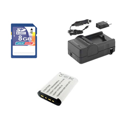 Synergy Digital Accessory Kit, Works with Sony Cyber-shot DSC-HX300 Digital Camera includes: SDNPBX1 Battery, SDM-1559 Charger, KSD48GB Memory Card