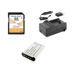 Synergy Digital Accessory Kit, Works with Sony Cyber-shot DSC-HX300 Digital Camera includes: SDNPBX1 Battery, SDM-1559 Charger, SD32GB Memory Card