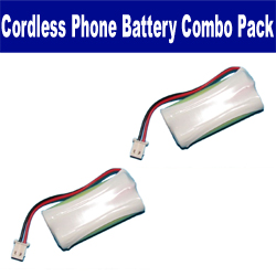 Compatible Cordless Phone Batteries, Compatible with AT&T-Lucent CRL80112 Cordless Phone, (Ni-MH, 2.4V, 750 mAh) Ultra High Capacity, combo-pack includes: 2 x BATT-E30025CL Batteries