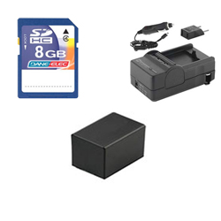 Synergy Digital Accessory Kit, Works with Canon VIXIA HF R42 Camcorder includes: KSD48GB Memory Card, SDM-1556 Charger, ACD786 Battery, SDM-1556 Charger, ACD786 Battery