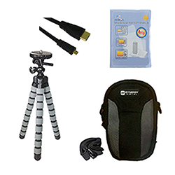 Synergy Digital Accessory Kit, Works with Panasonic Lumix DMC-LF1 Digital Camera includes: SDC-22 Case, HDMI6FMC AV & HDMI Cable, ZELCKSG Care & Cleaning, GP-22 Tripod