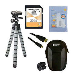 Synergy Digital Accessory Kit, Works with Panasonic Lumix DMC-LF1 Digital Camera includes: SD32GB Memory Card, SDC-22 Case, HDMI6FMC AV & HDMI Cable, ZELCKSG Care & Cleaning, GP-22 Tripod