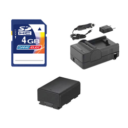 Synergy Digital Accessory Kit, Works with Samsung HMX-F90 Camcorder includes: SDIABP210E Battery, SDM-1524 Charger, KSD4GB Memory Card