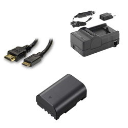 Synergy Digital Accessory Kit, Works with Panasonic Lumix DMC-GH3 Digital Camera includes: SDM-1565 Charger, SDDMWBLF19E Battery, HDMI3FM AV & HDMI Cable