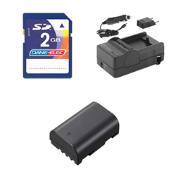 Synergy Digital Accessory Kit, Works with Panasonic Lumix DMC-GH3 Digital Camera includes: KSD2GB Memory Card, SDM-1565 Charger, SDDMWBLF19E Battery