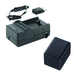 Synergy Digital Accessory Kit, Works with Canon VIXIA HF R300 Camcorder includes: SDM-1556 Charger, ACD786 Battery