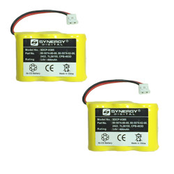 Synergy Digital Cordless Phone Batteries, Compatible with Nomad 5300 Cordless Phone, (Ni-CD, 3.6V, 400 mAh), Replacement for Sony BP-T27 Battery, combo-pack includes: 2 x SDCP-H305 Batteries