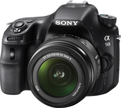 Sony Alpha DSLR-SLT-A58 Digital Camera
