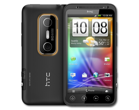 HTC Evo 3D Cell Phone