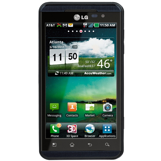 LG Optimus 3D Cell Phone