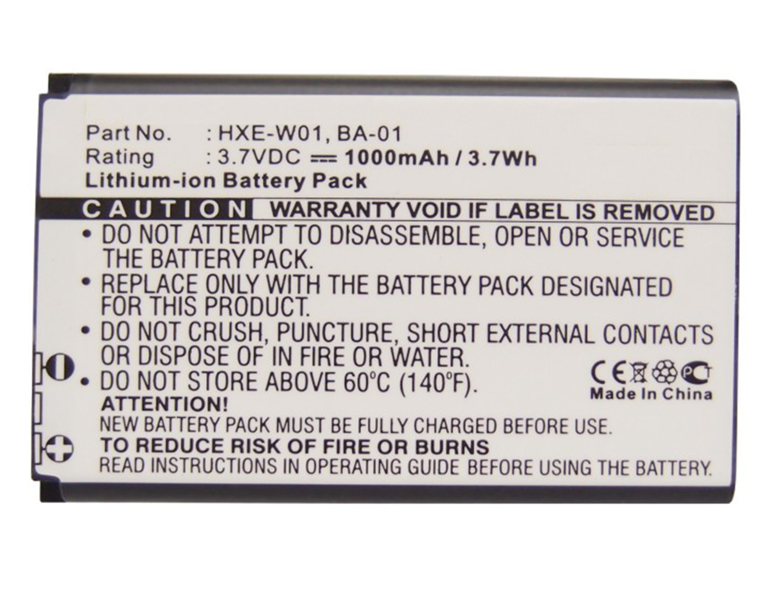 Batteries for XAiOXGPS