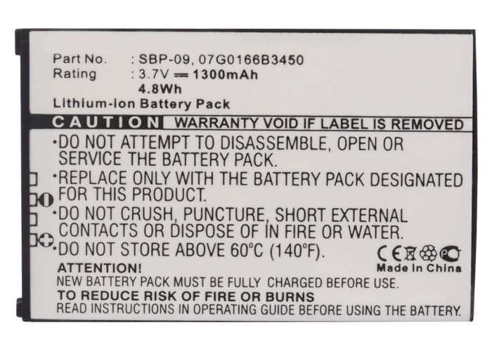 Batteries for AsusPDA