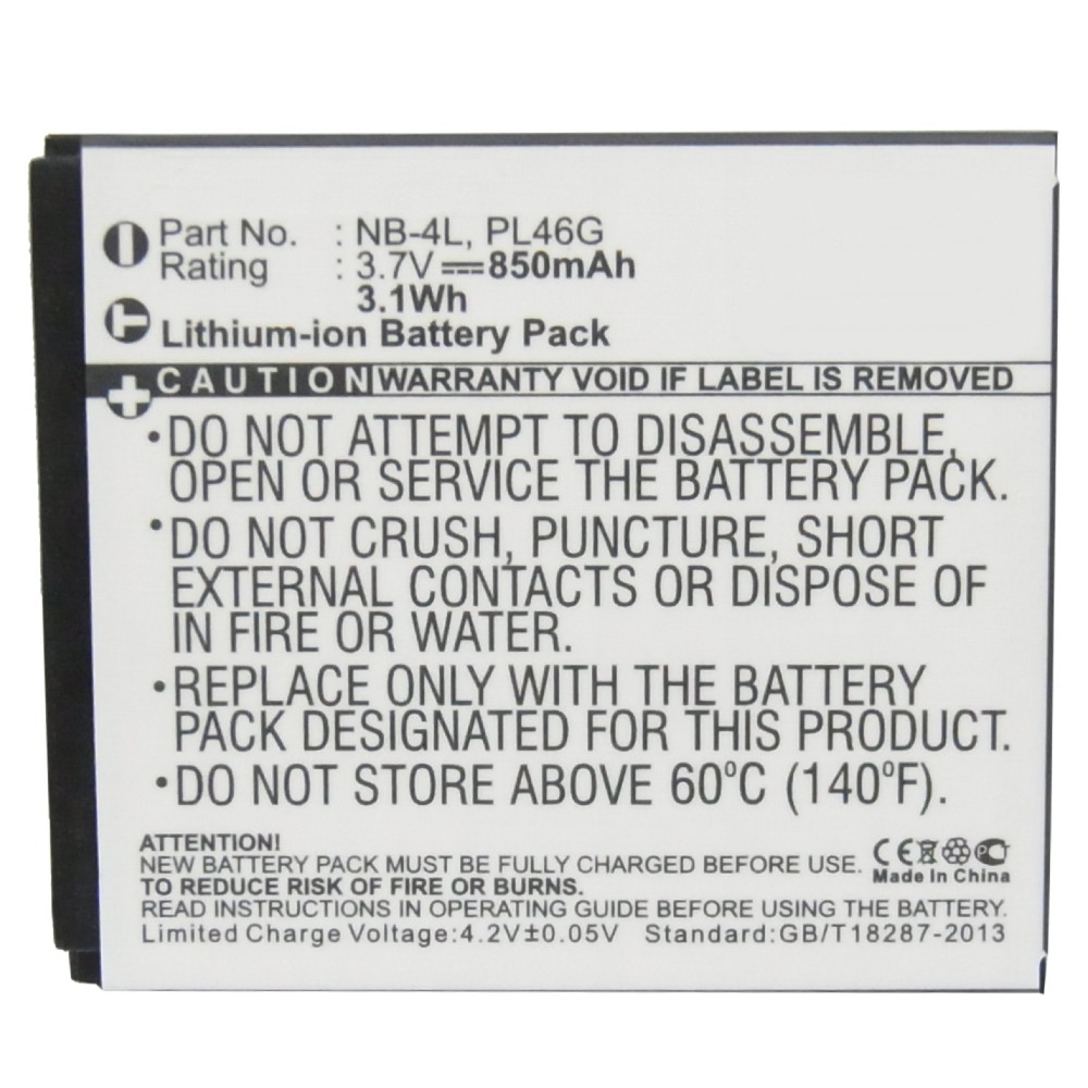 Batteries for CanonDigital Camera