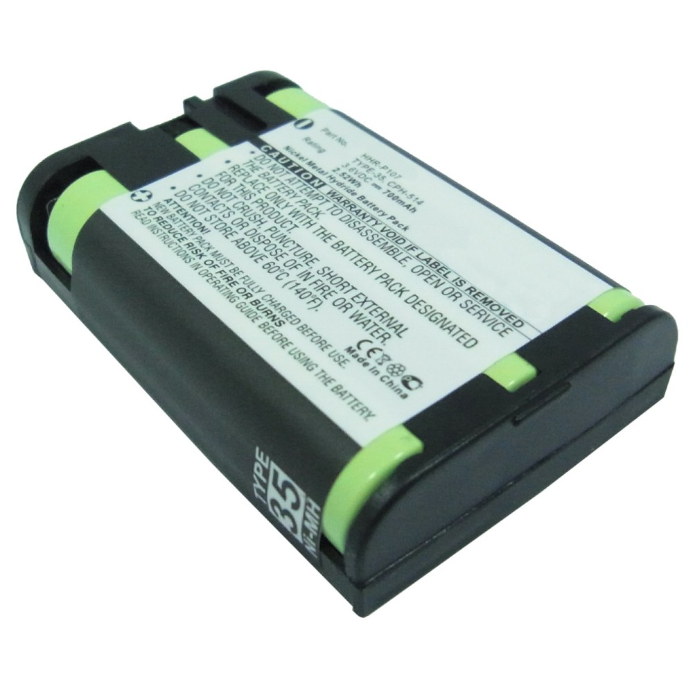 Batteries for Panasonic HHR-P107 Cordless Phone