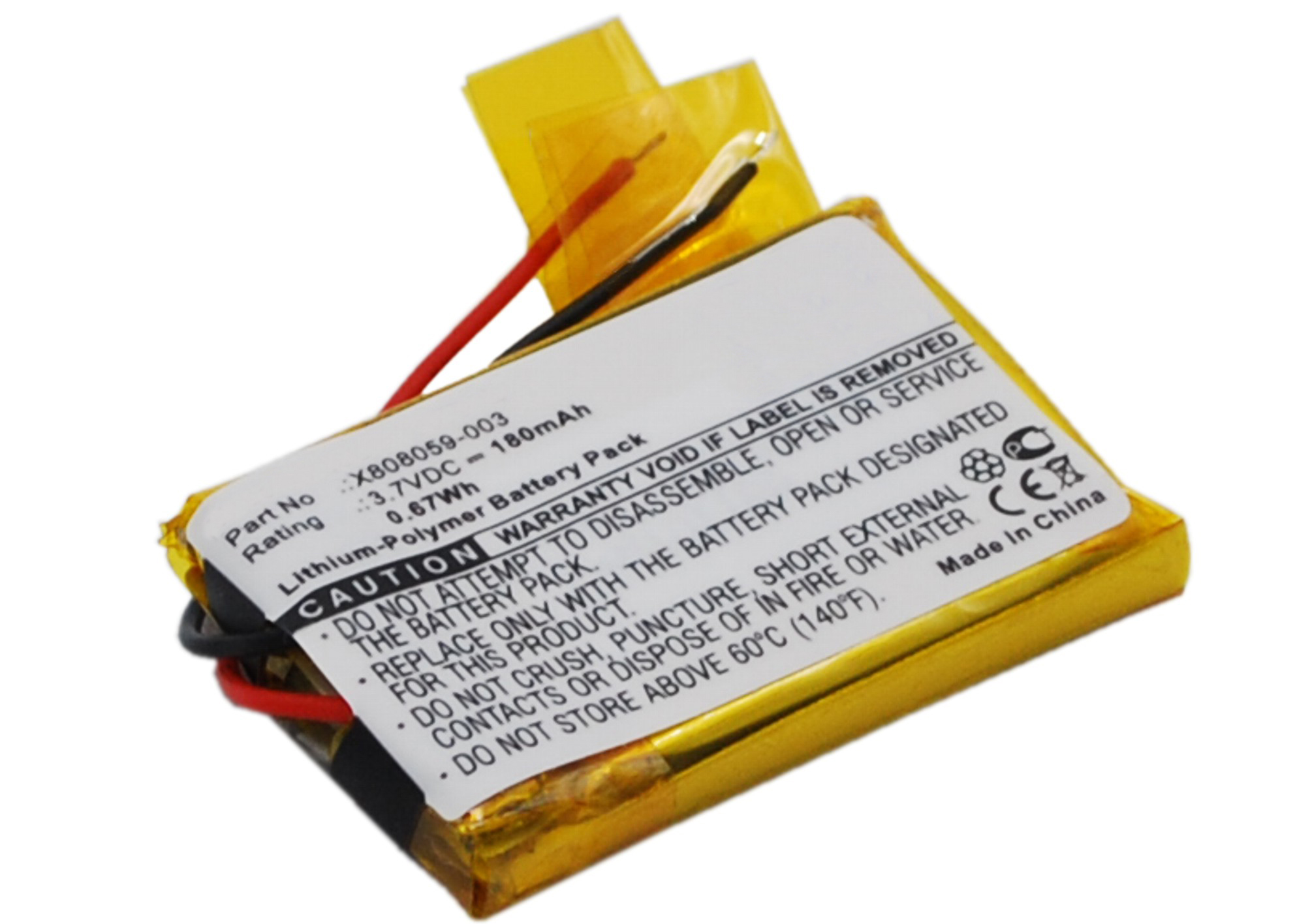 Batteries for MicrosoftWireless Headset