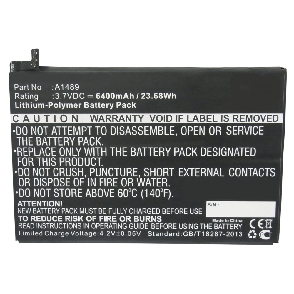 Batteries for AppleTablet